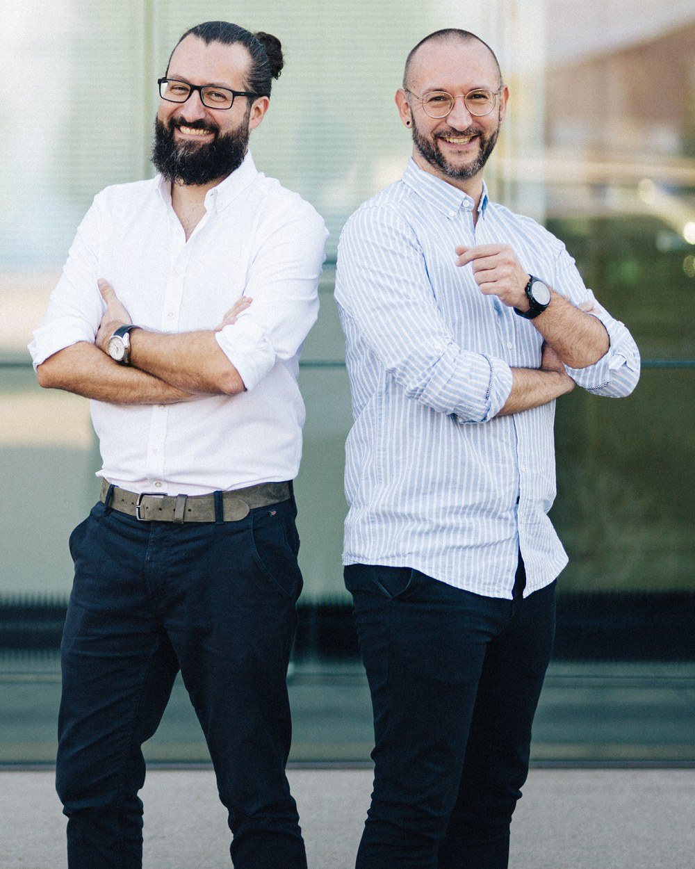 Jens Schmitt und Achim Schmidt, die Gründer der Reel-Agentur Monkeyreels aus Stuttgart