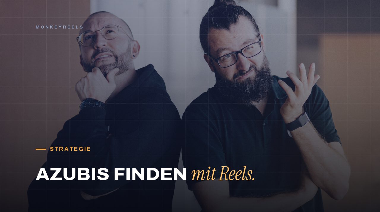 Zwei Mitarbeiter von Monkeyreels im Gespräch – Recruiting mit Reels für Azubis und Fachkräfte